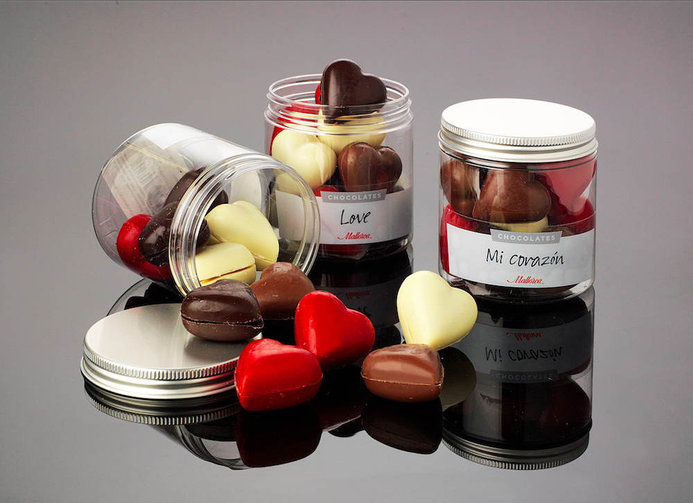 Corazones de chocolate de Pasteler&iacute;a Mallorca